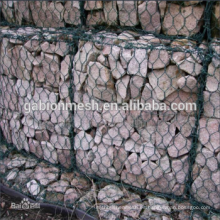 Gaviones del acoplamiento de alambre de la cesta de la roca de la buena calidad / alibaba pesado del gabion alibaba China